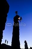 Wallmonkeys Peel and Stick Wall Decals - Team of Climbers on the Summit. - 18