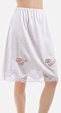 Ilusion Womens Antistatic 24 Inch Half Slip w/ Lace Details BEIGE 34