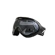ANARCHY Mens Black SMOOTH Goggles with Smoke Lenses