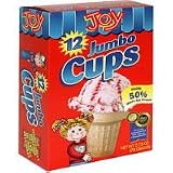 Joy jumbo cups enriched Wheat flour (contains niacin, reduced iron, thiamine mononitrate, riboflavin, folic acid), tapioca flou (072092424125)