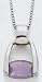Silver Amethyst Necklace - SW127