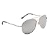 TronMax Silver Mirrored Mirror Classic Aviator Air Force Pilot Metal Frame Sunglasses