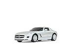 Jamara 404106 - RC Mercedes SLS AMG 1:24, 27 MHz, silber