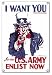 Uncle Sam I Want You Patriotic Vintage Porcelain Sign