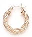 14kt Yellow Gold Hoop Earrings- E3024