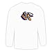 Long Sleeve T-shirt with blue, ocean, orange, oyster, mussels