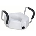 Medline Locking Elevated Toilet Seat with Arms