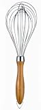 Cuisipro Bamboo Handle 12 Balloon Whisk, Caramel