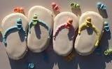 Flip Flop Cookies - Baby Pacifier
