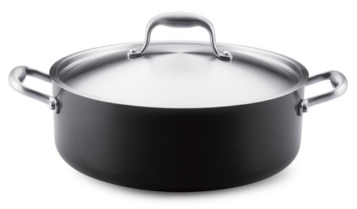 Anolon Titanium Non Stick Dishwasher Safe 8-Quart Wide Stockpot with Lid