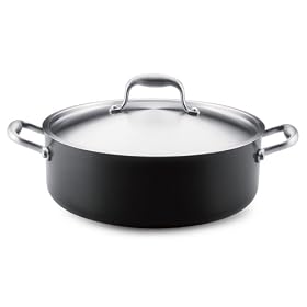 Anolon Titanium Non Stick Dishwasher Safe 8-Quart Wide Stockpot with Lid by Anolon