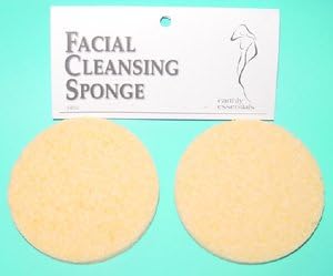 Earthly Essentials Facial Cleansing Sponge 2 Pk