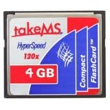 takeMS 4GB Compact Flash memory card Hyper Speed CF (120x)