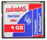 takeMS 4GB Compact Flash memory card Hyper Speed CF (120x)