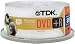 TDK DVD+R 4.7GB Spindle 25 Pack