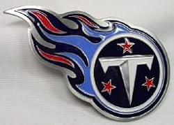 Tennessee Titans Enamel Pewter Buckle, NFL Football Buckle