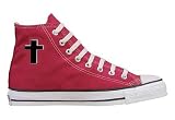 Converse - Converse Chuck Taylor All Star Hi Top Custom with Black Cross