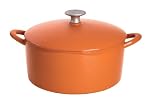 Mario Batali 4-Quart Essential Pot, Persimmon