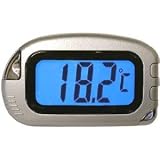 Produkt-Bild: Silber Auto und Home Thermometer mit blauer hintergrundbeleuchtung