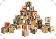 MAXIM 50PC JUMBO SIZED ALPHABET BLOCKS