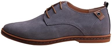Men's Leather Oxford Shoe Business Causal Grey 11.5 D(M) US