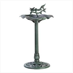 Verdigris Birdbath