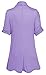 Women's Open Front Ruched Short Sleeve Shark Bite Hem Casual Plus Size Cardigan