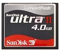 SANDISK 4GB ULTRA ULTRA&reg; II COMPACTFLASH&reg; CARD (4 GB)