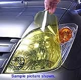 Hyundai XG350 fog light cover film yellow tinted 03-06 Hyundai XG350 fog light yellow-tinted cover film - Hyundai XG350 - foglight deflector shields