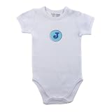 Hudson Baby Personalized Initial Bodysuit - J,... by Hudson Baby