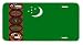 Turkmenistan Flag License Plate