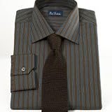 Trim Fit Shadow Stripe Dress Shirt