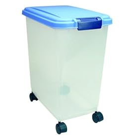 Iris MP-8-BLU Airtight Pet Food Container, Blue, 30 Quarts