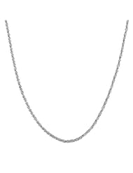Rhodiumplated Sterling Silver Sparkle Chain (18 Inch)
