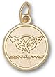 Chevy Corvette C5 Round Logo 1/2" Charm/Pendant -14K Stainless Steel or Gold Plated