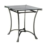 Hammary Sutton Rectangular End Table Glass Top
