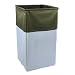 Wäschebox aus Stoff LAUNDRY olive-bleu