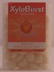 Xyloburst Mint Flip-Top Jar, Cinnamon, 60 Count