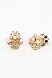 Juicy Couture Puffed Crown Stud Earrings
