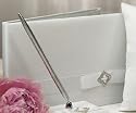 Pure Elegance in Wedding White Traditional Guest Book