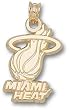 Miami Heat Logo 5/8". Charm/Pendant