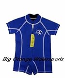 Baby & Toddler Aqua Wave Shortie front Zip Wetsuit S Available in black/yellow, Pink or blue