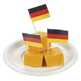 144 GERMAN FLAG FOOD PICKS