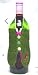 Fancy Champagne or Wine Bottle Covers, in Lime Green