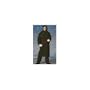 Black 48 Inch Hooded Raincoat