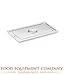 Vollrath Super Pan 3 Solid and Slotted Half Long Size Cover - 6 per case.
