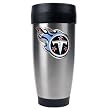 Tennessee Titans 16 oz Stainless Steel Travel Tumbler Beverage Holder - NFL Football