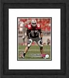 Framed A.J. Hawk Ohio State Buckeyes Photograph