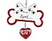 Dog-Gone Cute Dog Bone Personalized Christmas Ornament
