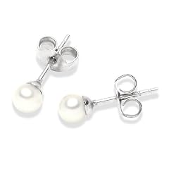 Valero Pearls Valero Classics Damen-Ohrstecker 925 Sterlingsilber S��wasser-Zuchtperlen wei� ca. 4,0-4,5 mm  186110